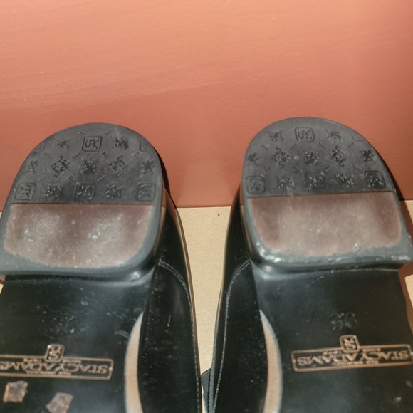 Stacy Adams Men's Square Toe Dress Shoes Size 9.5 Leather Black - Picture 8 of 8